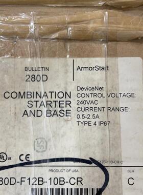 280D-F12B-10B-CR AB防爆变频器 正品工控配件议价维修