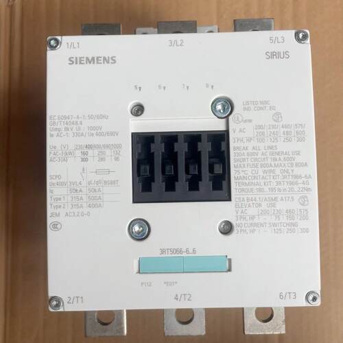 3RT5066-6AF36 交流接触器 工控配电控制开关器件议价维修