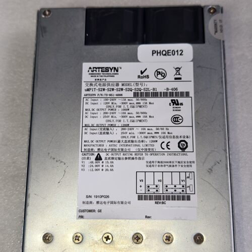 73-951-4006 uMP1T 交换式工业电源 ARTESYN议价维修