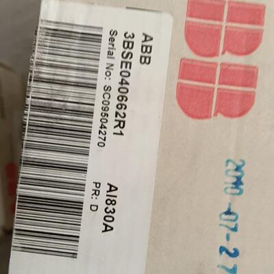 AI830A 3BSE040662R1 ABB工控模块 仅拆封盒码一致议价维修