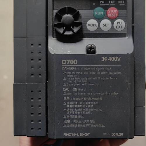 FR-D740-1.5K-CHT 变频器 三菱 D700系列 工控自动化配件议价维修