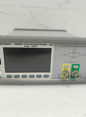 33502A 绝缘放大器 双通道隔离放大 实验室测试仪器议价维修