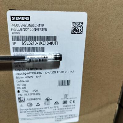 6SL3210-1KE18-8UF1 变频器 SINAMICS G120C PN 4.0kW议价维修