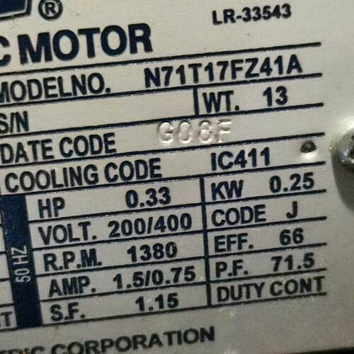 N71T17FZ41A 电机 IEC METRIC LEESON议价维修