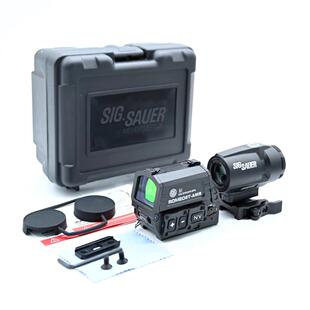 ROMEO8T 饰金属侧翻三倍组合罗密欧 AMR全息组合观察望远镜弹弓装