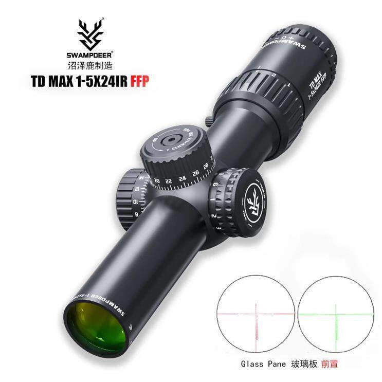 沼泽鹿TDMAX1-5X24IRFFP前置可变倍单筒十字望远镜玩具弹弓配件