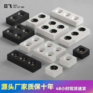家用客厅筒灯天花格栅灯吸顶无主灯 斗胆灯98显全光谱超薄射灯明装