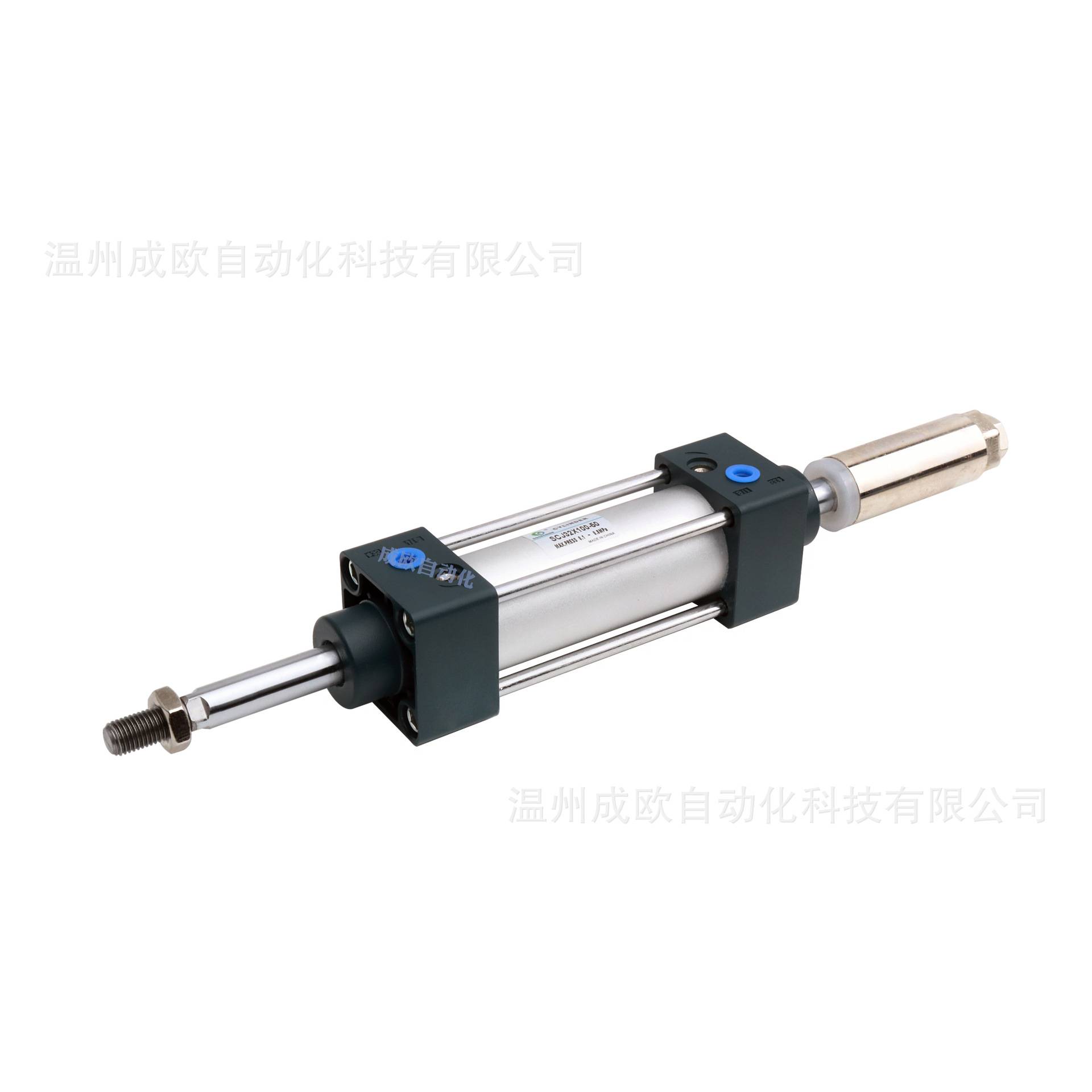 亚德客型可调气缸SCJ80/X25X50X75X100X125X150X175X200X225-S