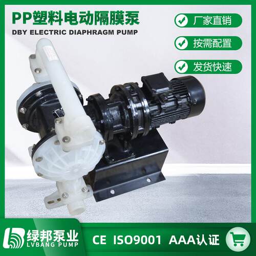 BY料电动190动隔膜泵工程塑D电隔膜泵