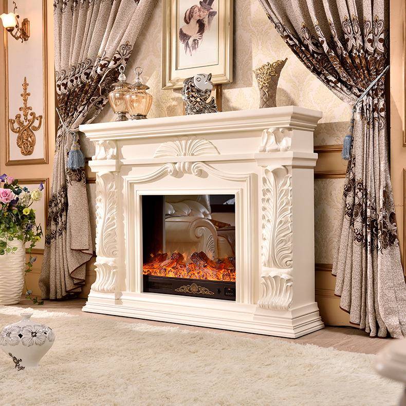 玄美式壁关炉架门厅隔断壁炉柜欧式简约室327B装饰柜取暖内