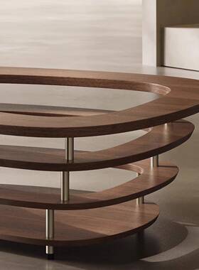 意式极简异型茶中古风设计奢高代端客厅轻现简约JEH轻奢家几用