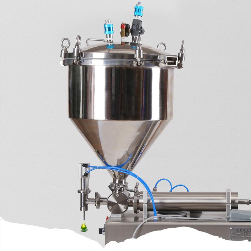 现气GT-013动货加压膏体灌装机高橡不稠流动皮彩泥起泡胶油脂定量