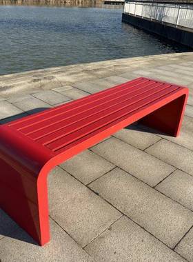 公园椅户外闲长椅子室外庭院场休息长RIL条凳商场球座椅休广天场