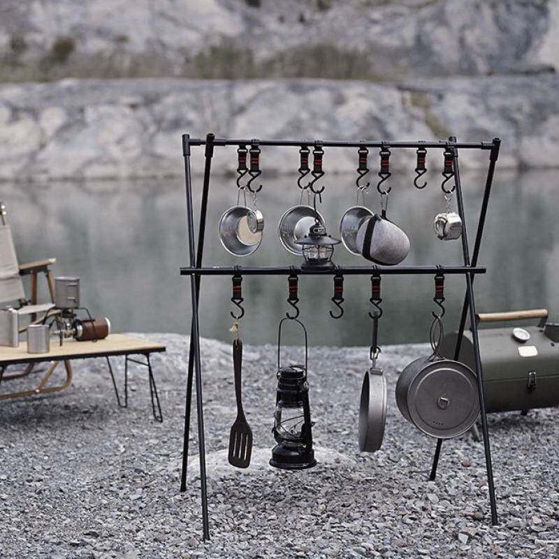 G2C户外露营折叠便携式号中双hJBZB5rw收架野层营野餐灯架便携式