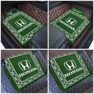 汽车脚垫地垫车汽车标694脚踏四垫可洗季 通用绒面易清洗水防滑车