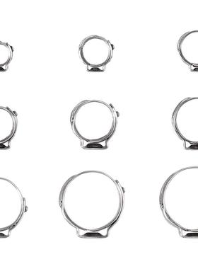 80PC1S盒1装不锈钢卡箍5OKQ.8-2单耳软管夹美式喉箍抱箍钳带子