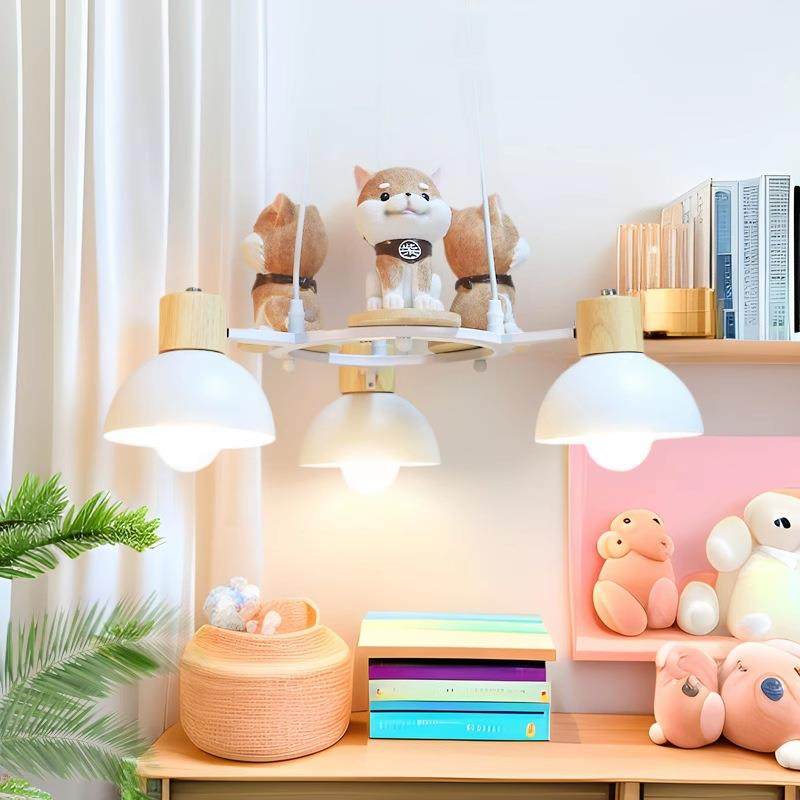 童房灯儿男孩女孩房吊间灯哈士奇300宠物店装饰室吊卧灯卡通宝宝,家装灯饰光源,智能吊灯,淘宝优惠券,粉丝福利购,淘宝优惠卷