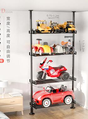 r6C6AwS2顶天立地儿童置物架走加粗扭扭车宝自宝廊玩具平衡车车行