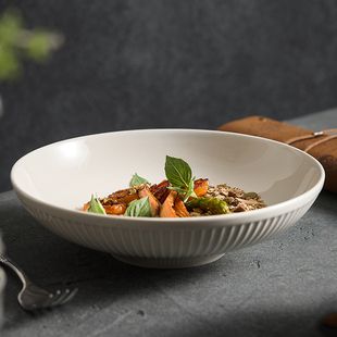 速发汤碗大号家用碗025新款陶瓷面面碗馆专用汤盘深盘吃面条专用