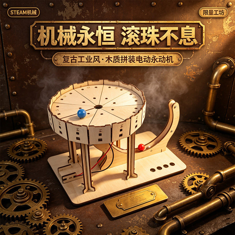 type-c版永动机diy拼图