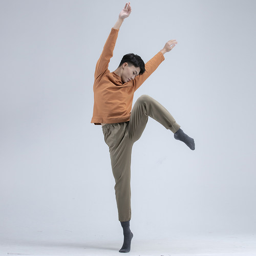 速发裤款萝卜男古典舞蹈裤收腿舞裤芭功裤练蕾舞裤小脚裤男