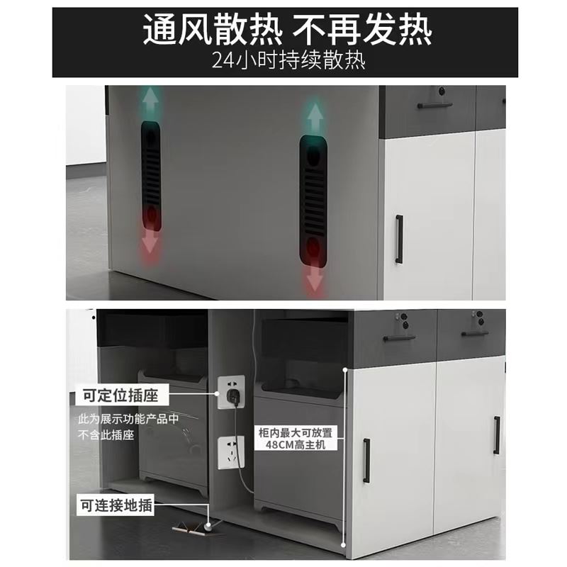 现货速发职员办公桌椅组合简约46双人员工位办公室家具职屏风电脑