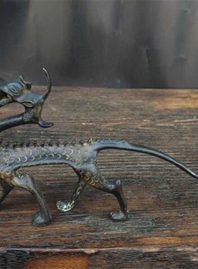 速发笔架 走龙笔架 仿 古笔架 吐珠笔架 铜笔架 工艺品 礼品 文房