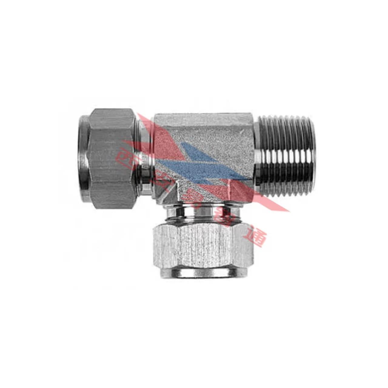 SPMRT卡套三通主管外螺纹位置可调-英制TUBE管-SAE/MS螺纹