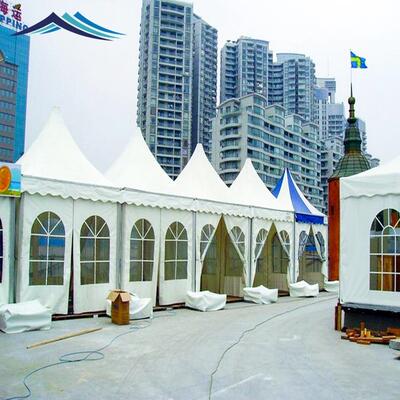 欧尖顶篷房尖顶帐篷 户外商品销篷房铝合金锥顶小型帐篷式pag展od