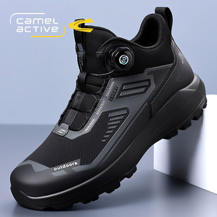 老爹鞋 德国骆驼动感高帮男鞋 子旋钮爆款 户外运动徒步登山鞋 秋冬季