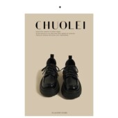 VIMI GREAT小皮鞋 女英伦风系带单鞋 这也太好看了吧 jk厚底乐福鞋