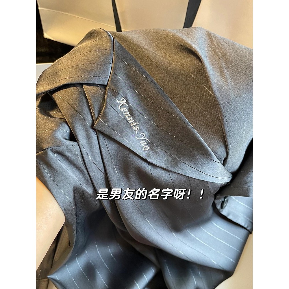 高级感送男朋友定制刺绣桑蚕丝2025新款春秋季真丝睡衣男款家居服