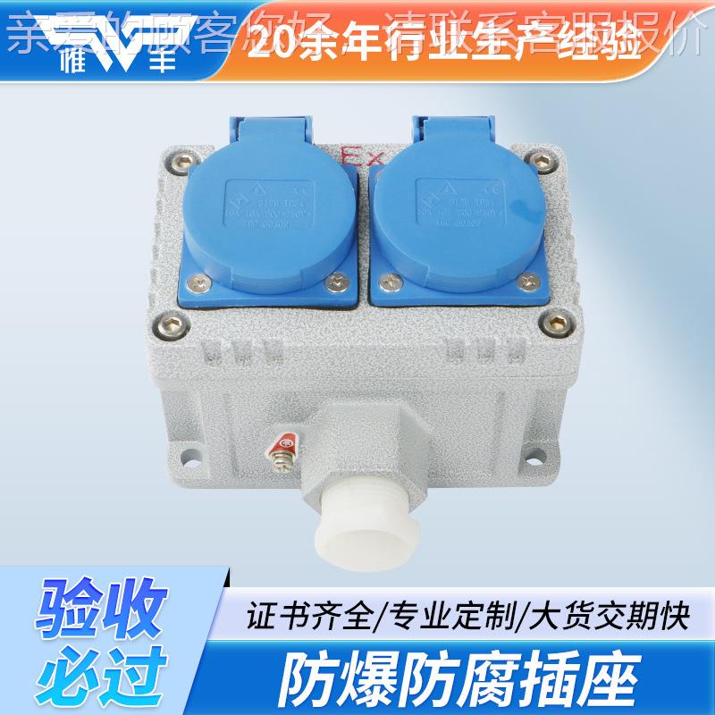 防爆插座220V五孔明装暗装通用10A/16A多孔86型工业防水消防开关
