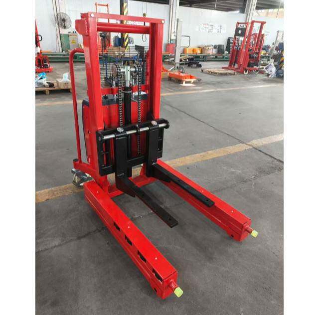 普尔夫非标手动轻型堆高车400公斤1.5米液压升降机平台车装卸搬运