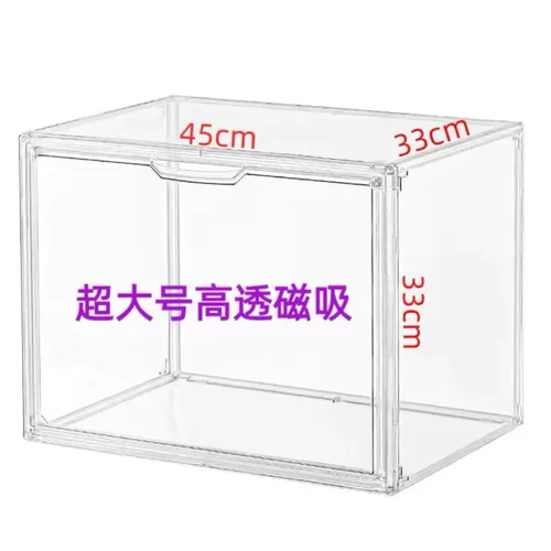 头盔收纳盒超大号亚克力展示盒