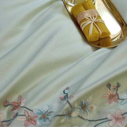 绒棉中国风古典牡丹绣套大花气四件套纯棉双人床品SRF长被床单