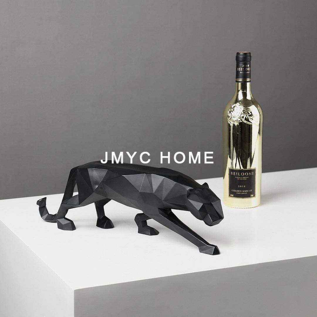 创意豹子红酒塑架雕玄关客OMK厅饰摆件办公室酒柜餐厅面创桌意家,家居饰品,装饰摆件,淘宝优惠券,粉丝福利购,淘宝优惠卷