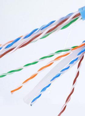 厂原普菲特CA超六类23AWG安网普非屏蔽千IDLC兆0.56铜包铝双绞络