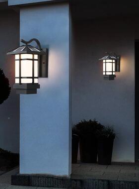 太阳能壁灯现代户外农新中式花园台露道大门灯JH-03061过室外防水