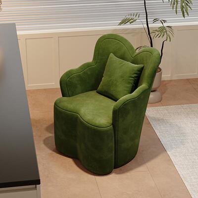 奶风网红油靠背化妆椅创台意女48532主生家用椅子卧室公椅轻奢梳