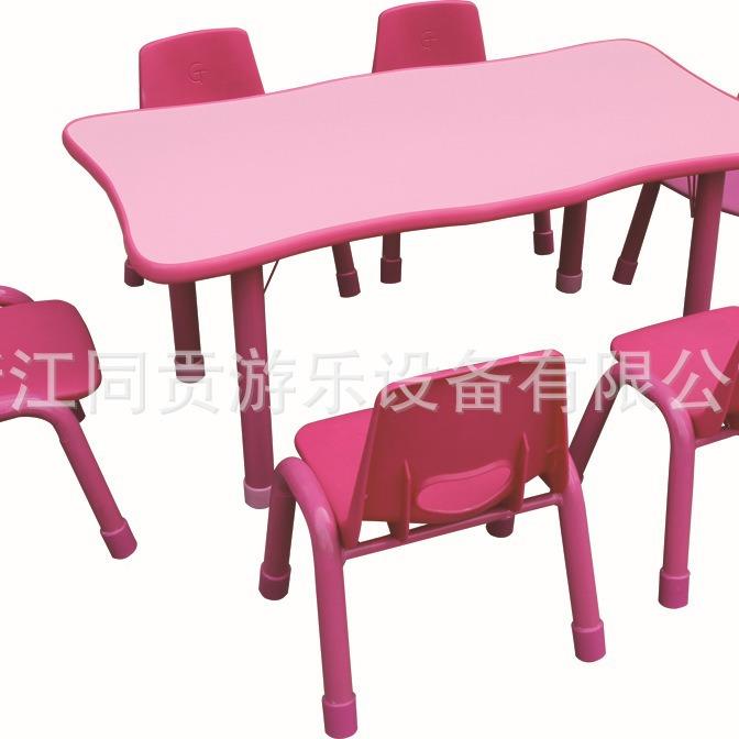 幼儿园六防火板无品牌/桌椅儿降童桌椅可调节升桌子学生长方型人