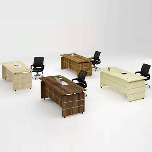 公员职电脑桌家用米单人写字台1.4办办公YUY桌1.6米教师财务桌椅