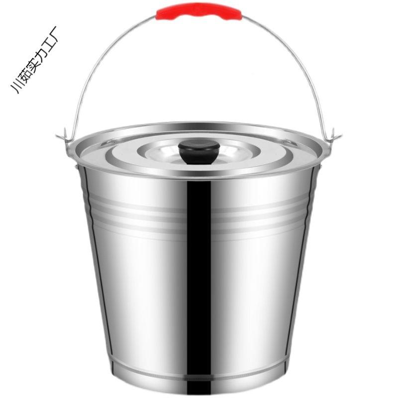 小桶铁桶圆桶水桶大铁皮桶户无品牌/室外垃手提饭桶带盖油圾商不
