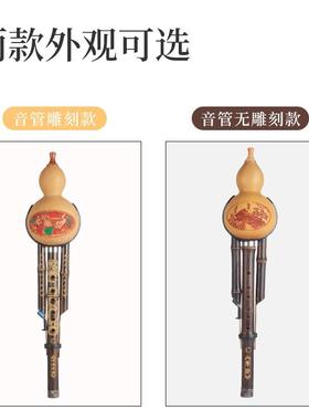 云南紫双035音葫芦丝C调B调成入人儿童自学降初学门七竹孔葫芦丝