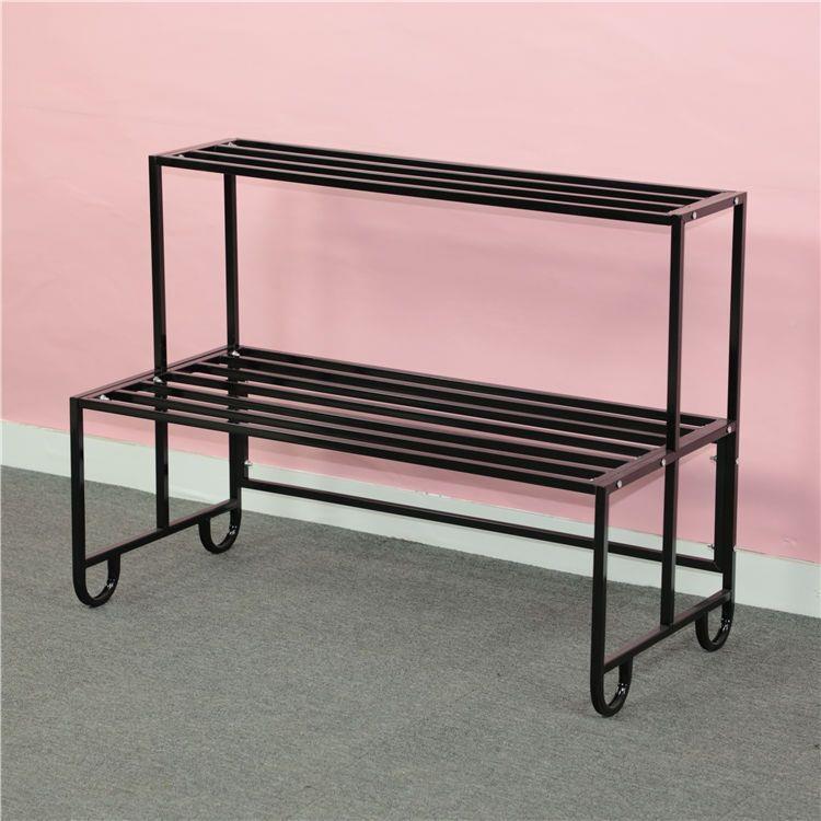 两层铁阶梯DMS花架室内台户外阳花架子种菜花多肉兰艺花用架省智