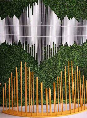 新款造型pvc铝庆塑婚礼舞台管吊顶曲WMB线婚策划婚现场创意礼布置