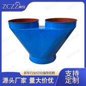 矿用风Y筒分风双风机自动切换ICS防逆流置分流器装 型三器通分风器