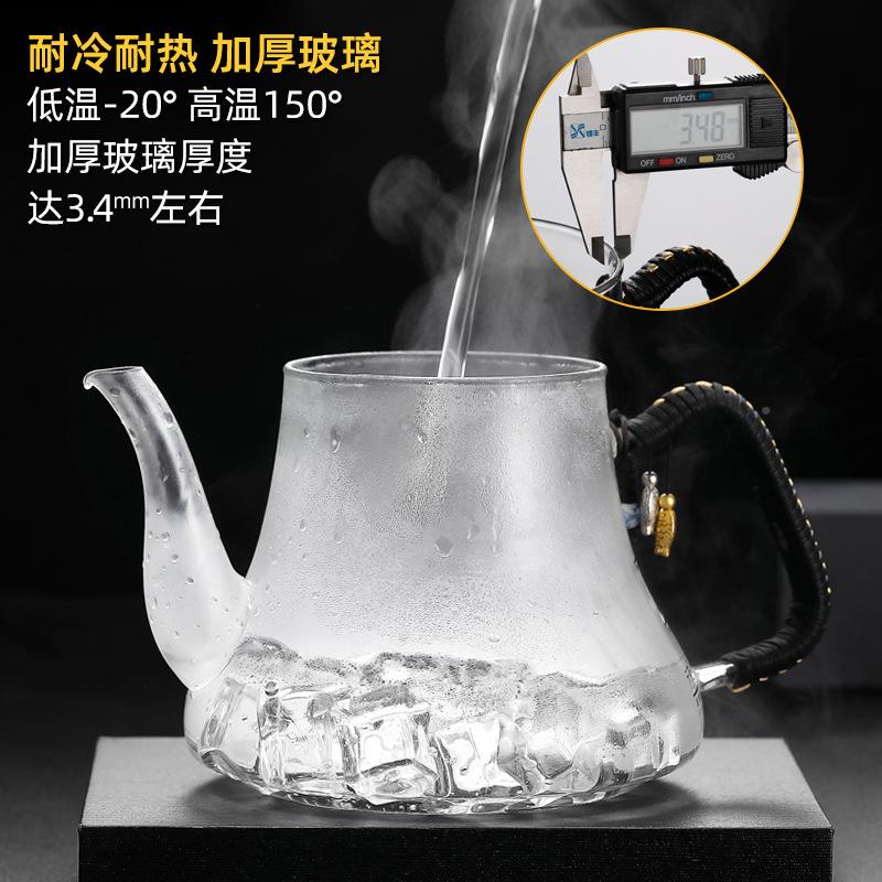 水1PR玻璃煮茶壶动上900水电陶炉蒸自汽抽一体烧水壶茶炉保温煮V