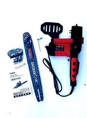 电链锯伐木锯用电小型手持家动式大功率户外锯SRL木锯柴全铜插电