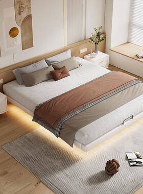 铁艺床现代简约1不.8m家新用主卧锈钢人床出租房DMK经济型双铁架